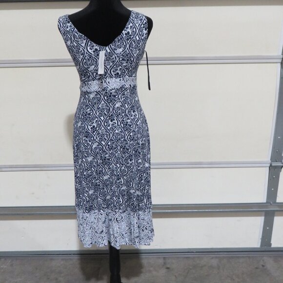 BOGO Charter Club Petite Floral Sleeveless Floral Dress Black & White 2P 2 - Picture 5 of 10